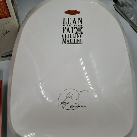 George Foreman Family Size Plus Grill with Cookbook GR26CB EXTRA LARGE XL White - Picture 6 of 16